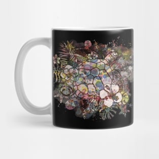 Sea Turtle Floral 7 Mug